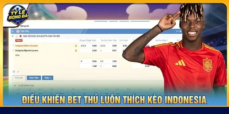 Điều đặc biệt khiến bet thủ luôn yêu thích kèo Indonesia